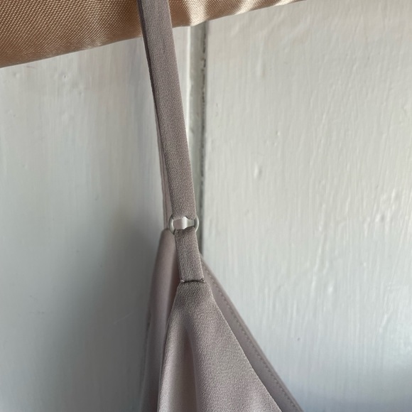 Aritzia Babaton elegant flowy grey cami EUC - Picture 5 of 9